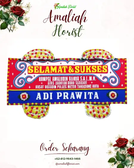 Papan Bunga Ucapan Selamat Balida